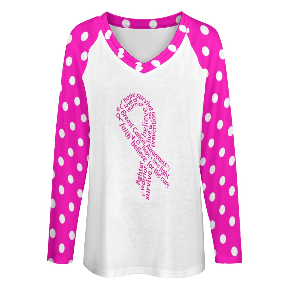 Women's Long sleeve loose tee #370