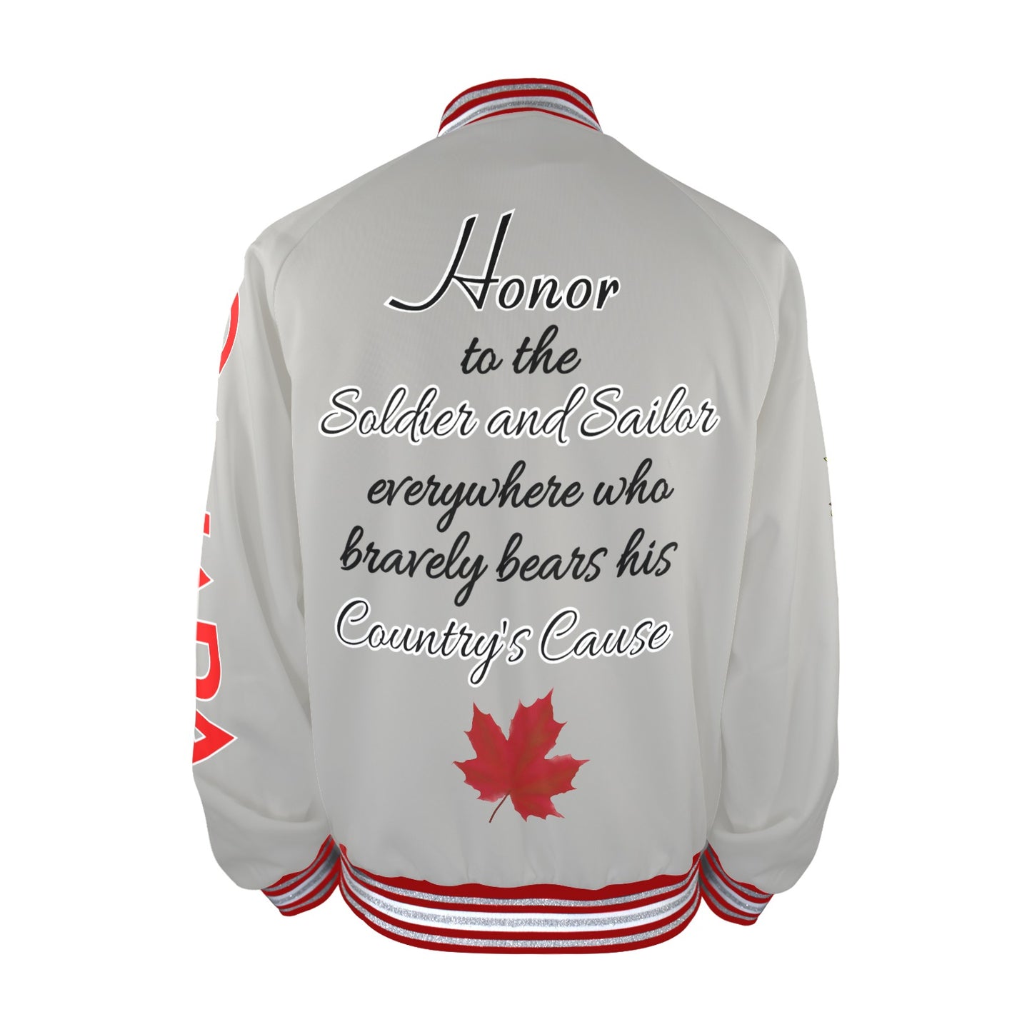 New Men's Veterans Bomber Jacket