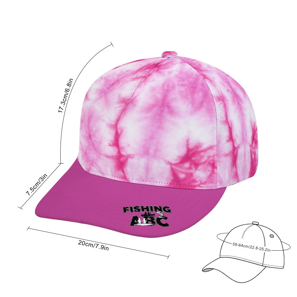 Fishing ABC Tie Dye Baseball Cap New upgrade #1251