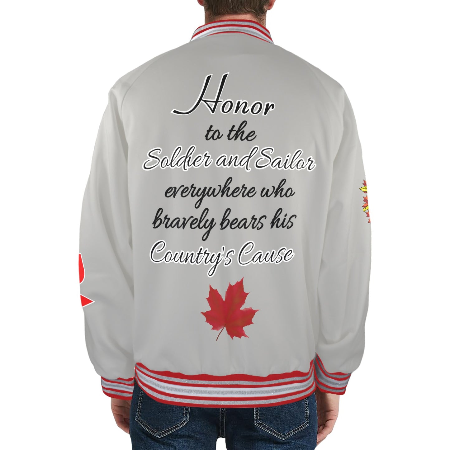 New Men's Veterans Bomber Jacket