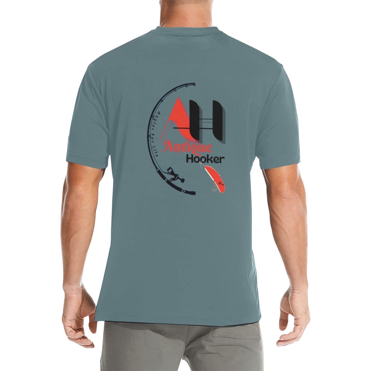 Men's Antique Hooker Crew Neck T-Shirt-Babz Custom Apparel