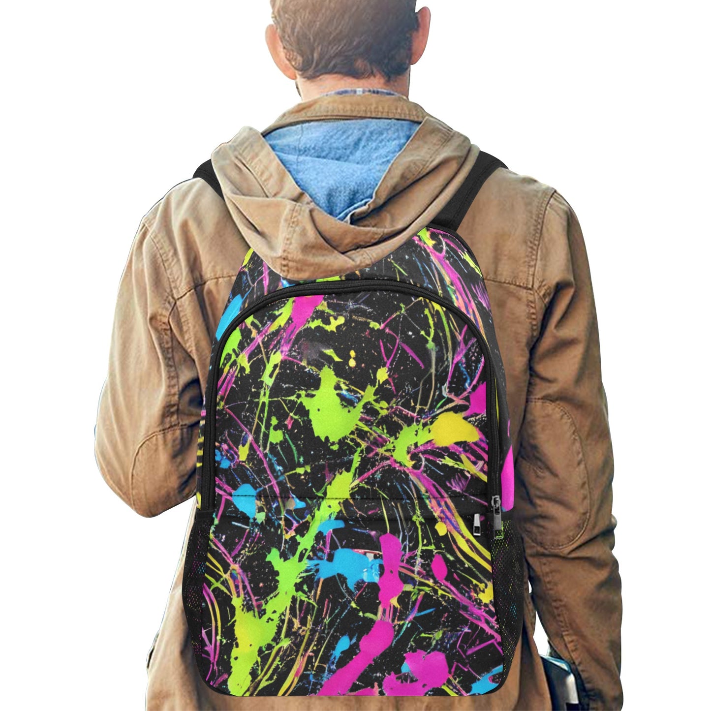 Fishing ABC Backpack with Side Mesh Pockets Fishing ABC #675