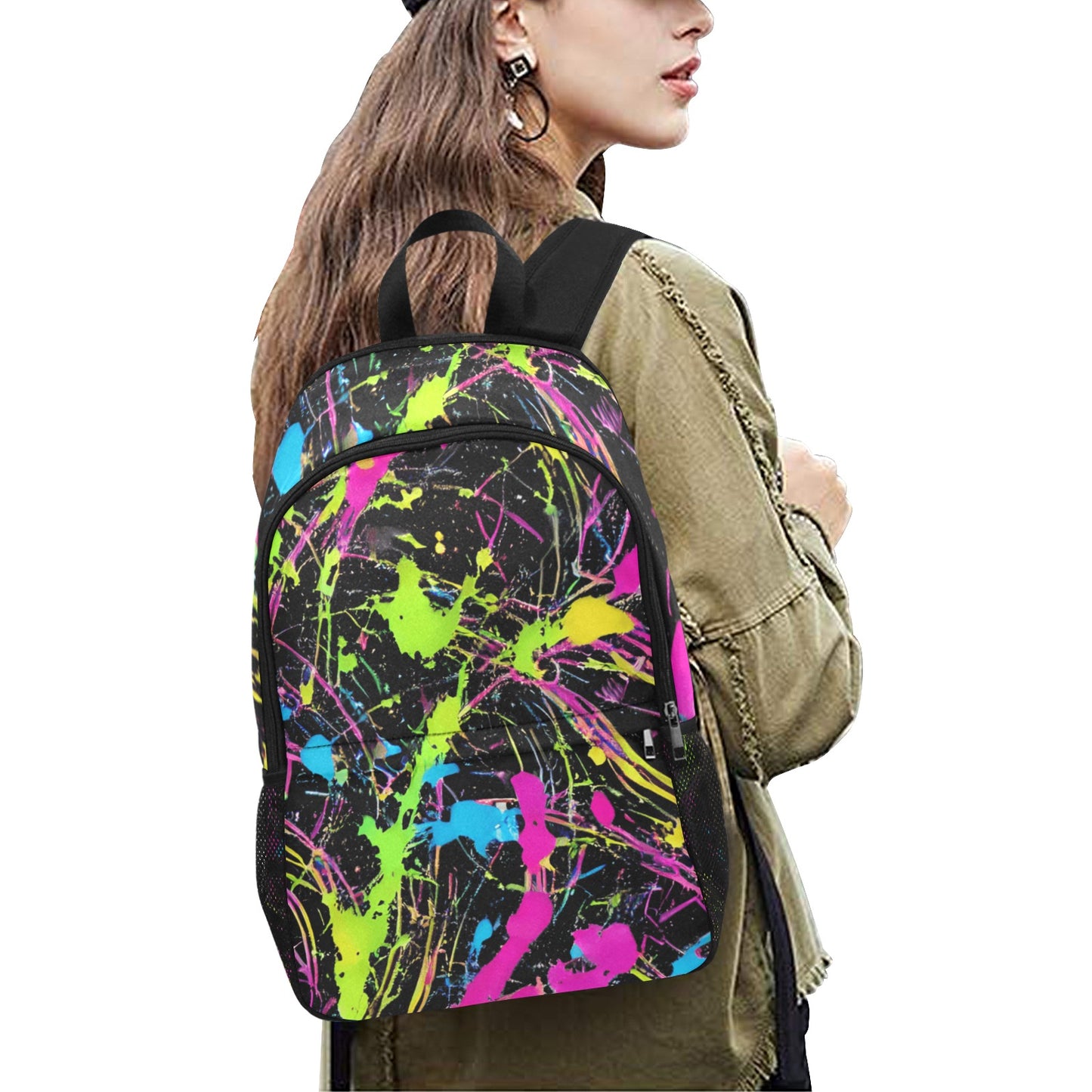 Fishing ABC Backpack with Side Mesh Pockets Fishing ABC #675