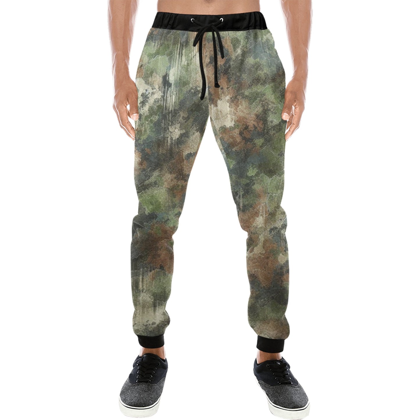 Men's Camo Casual Baggy Slacks #1966