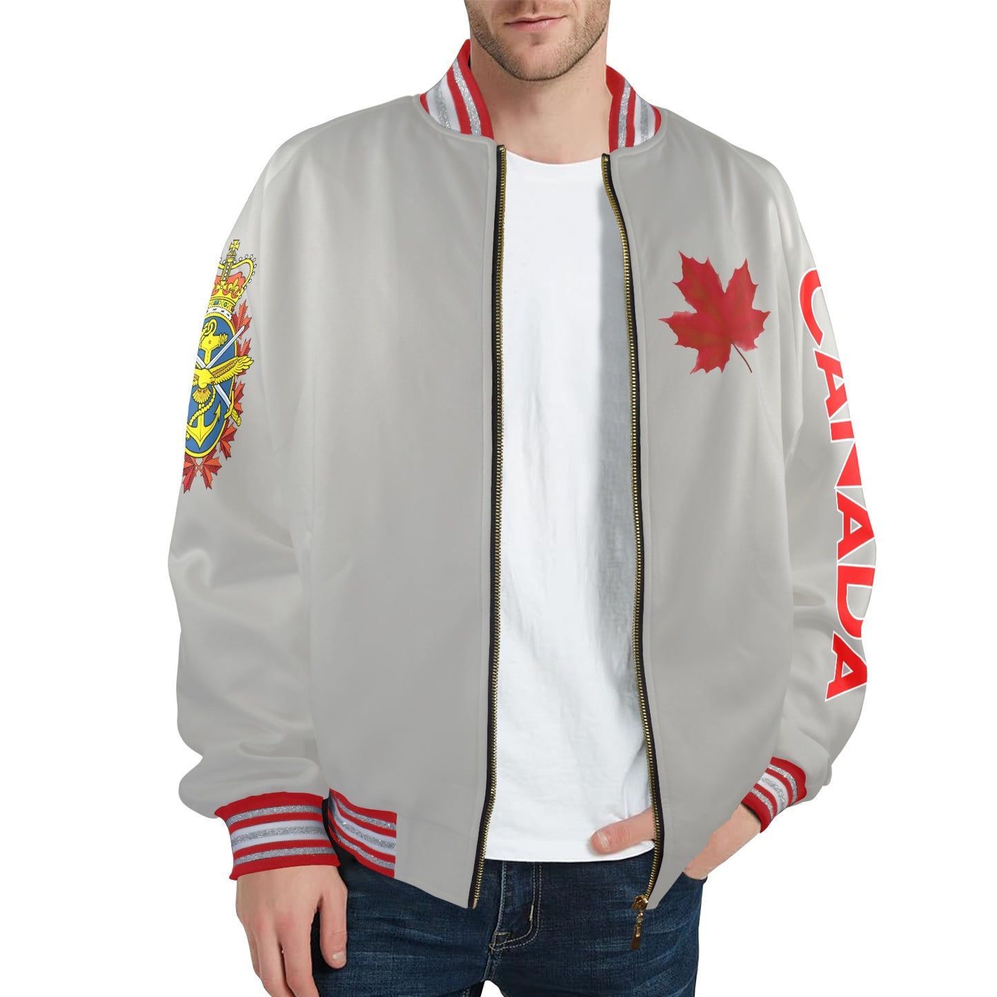 New Men's Veterans Bomber Jacket