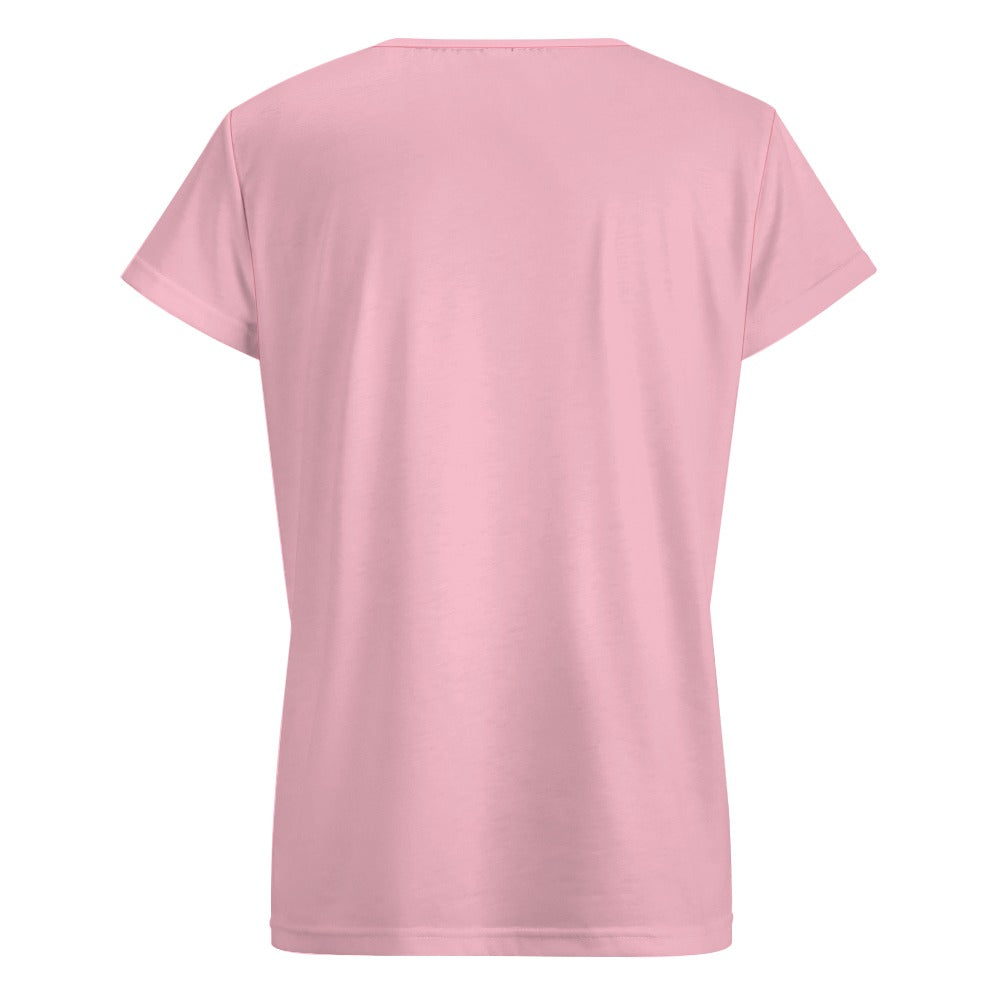 Women's Babz V-neck short sleeve T-shirt #340