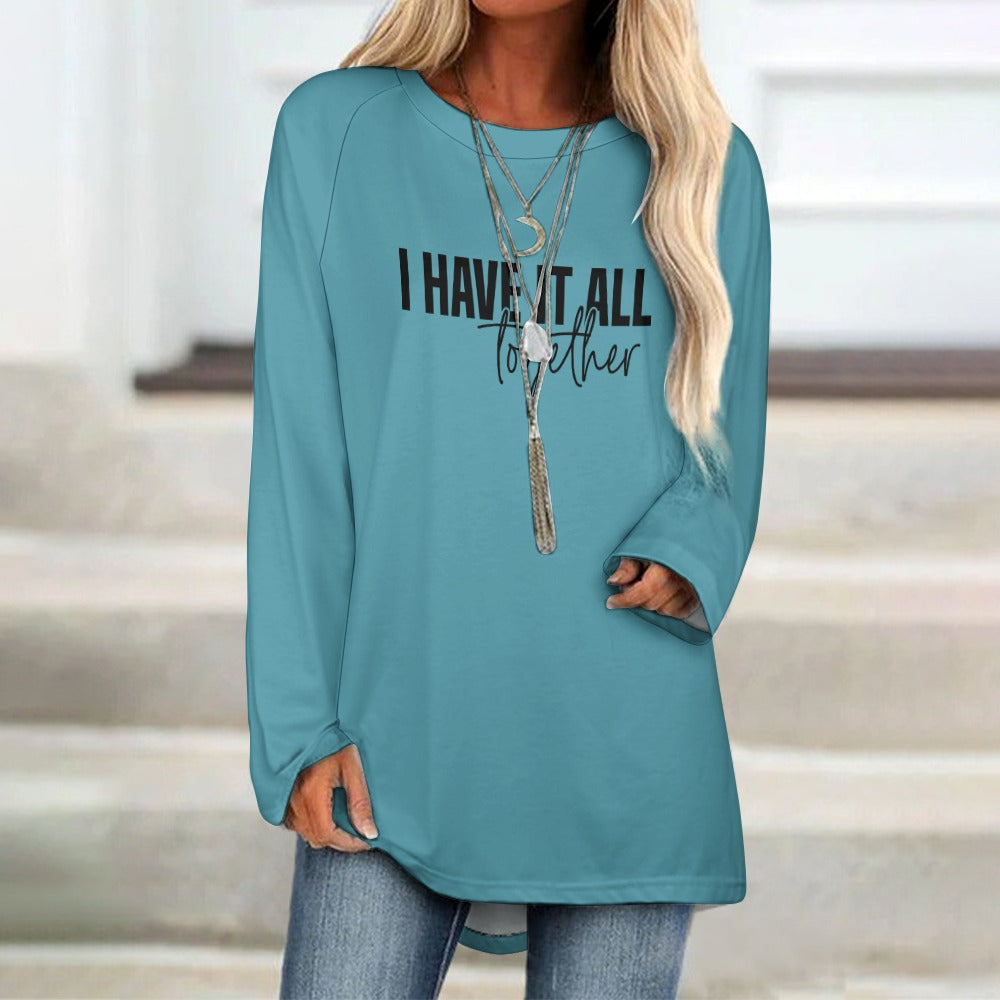 Long Crew Neck Long Sleeve T-Shirt