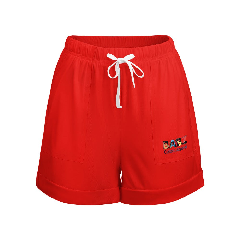 Women's Babz HP High Waist Loose Elastic Waist Shorts #881