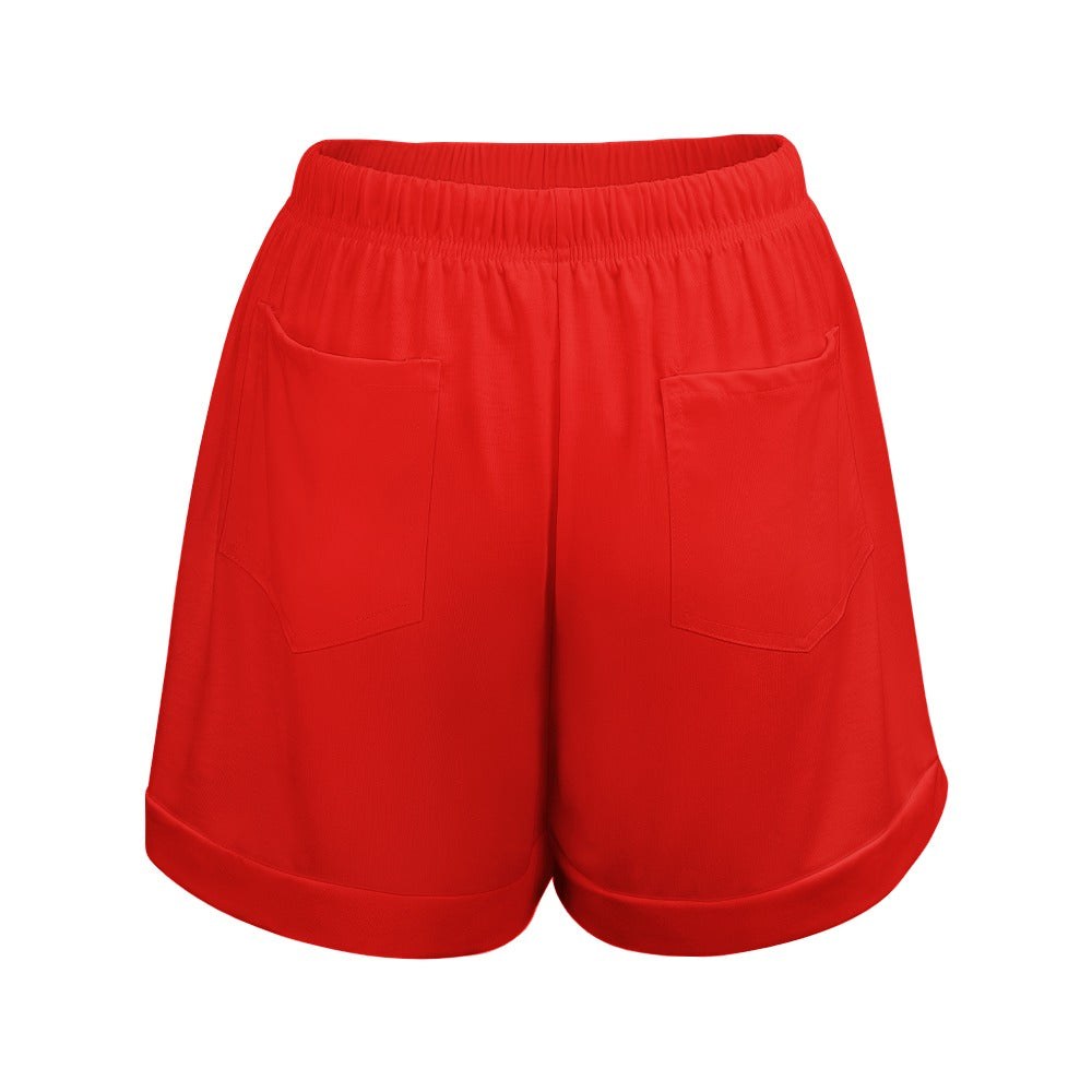 Women's Babz HP High Waist Loose Elastic Waist Shorts #881