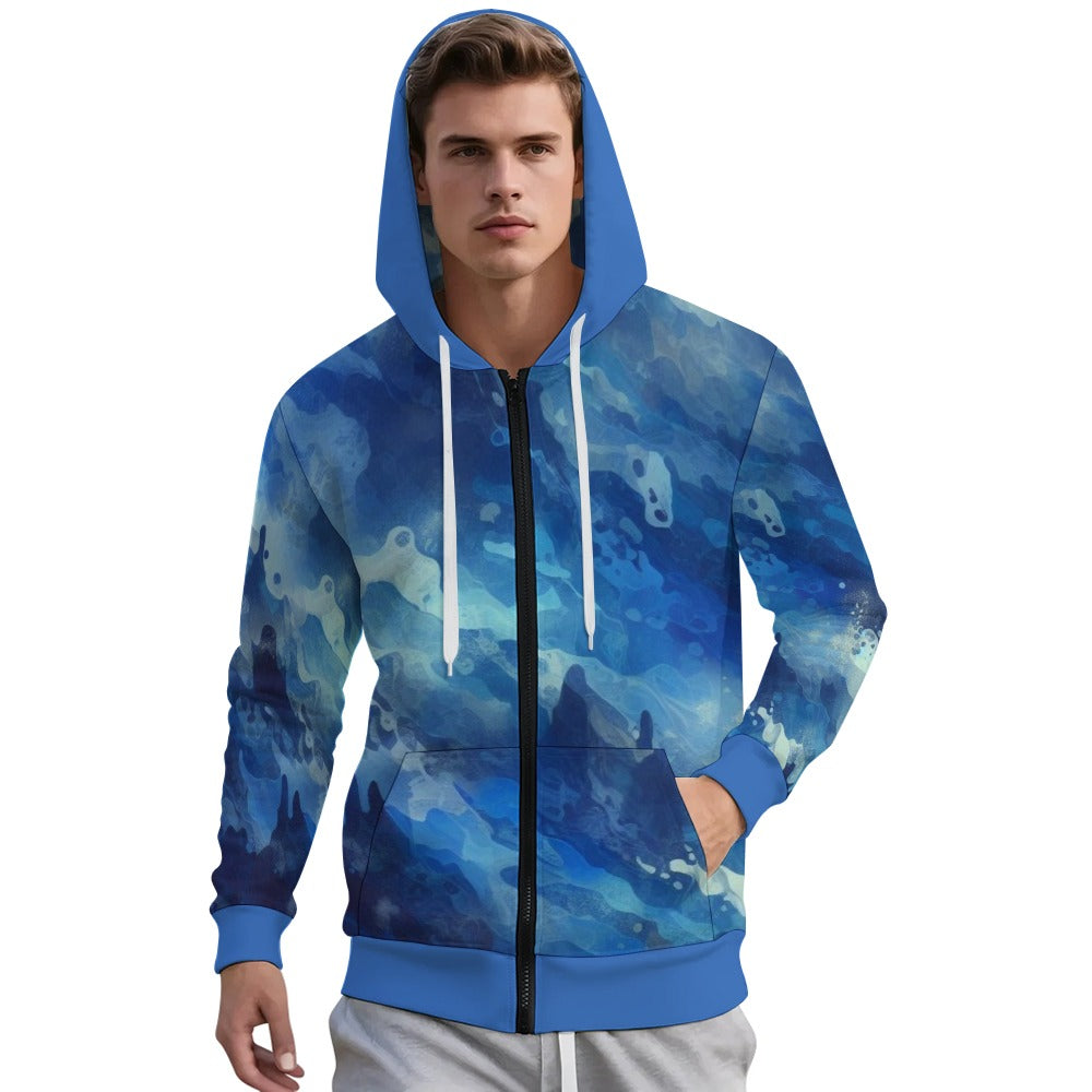 Men's Hoodie with Zipper and Pockets #1543