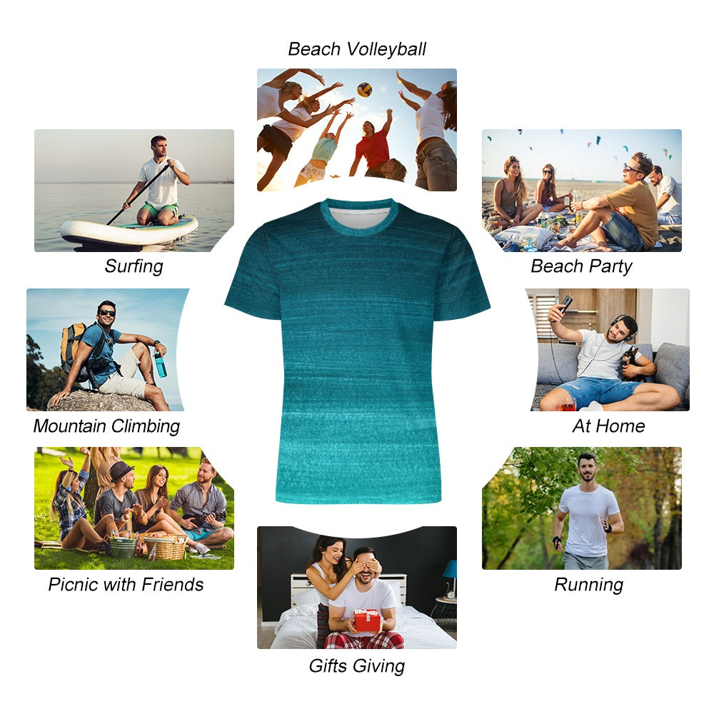 Ice Silk New All Print T-shirt #7766