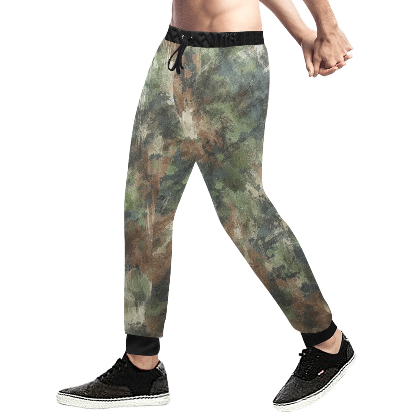 Men's Camo Casual Baggy Slacks #1966