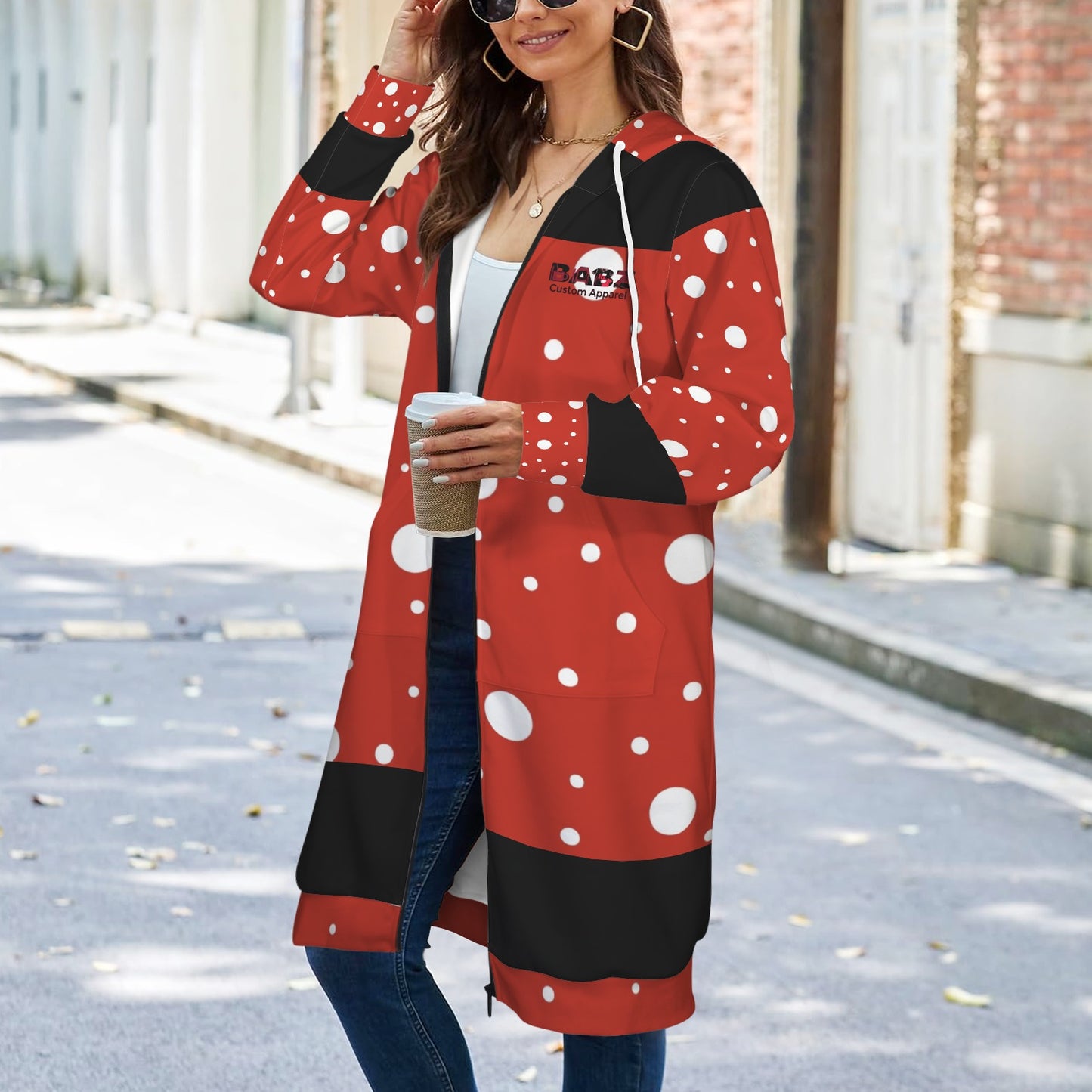 Women's Babz Long Hooded Coat #814