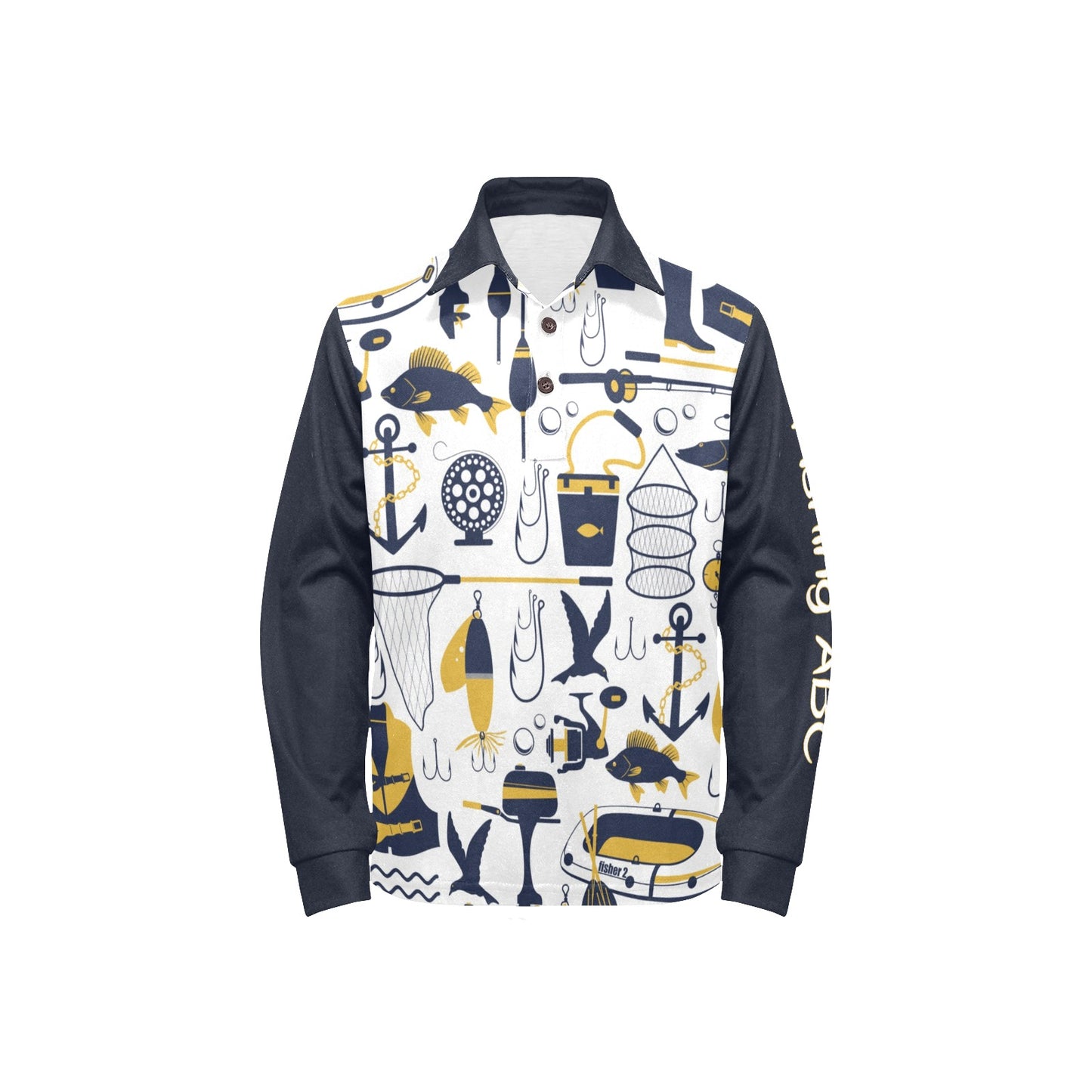 Unisex Long Sleeve Polo Jersey #365
