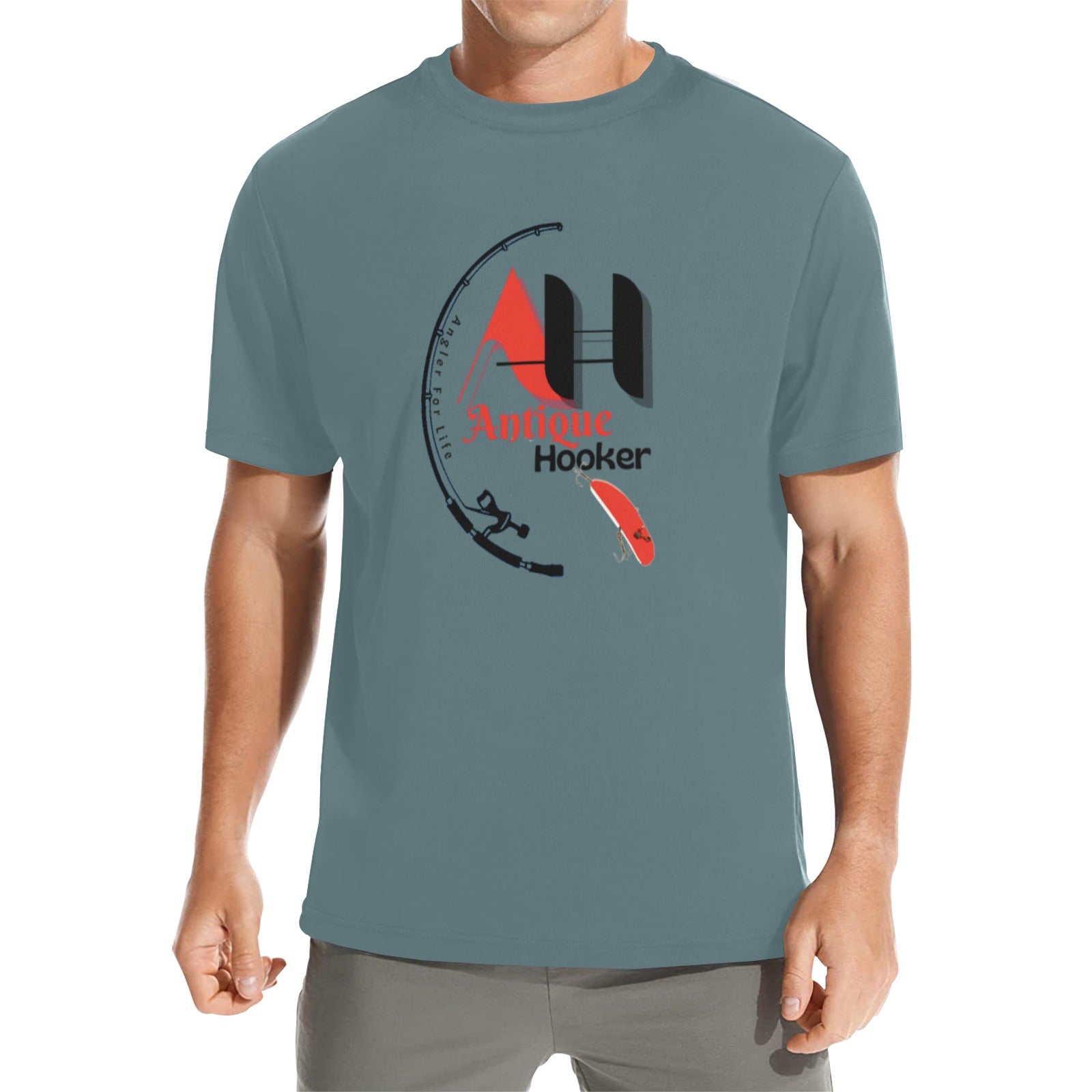 Men's  Antique Hooker Crew Neck T-Shirt-Babz Custom Apparel