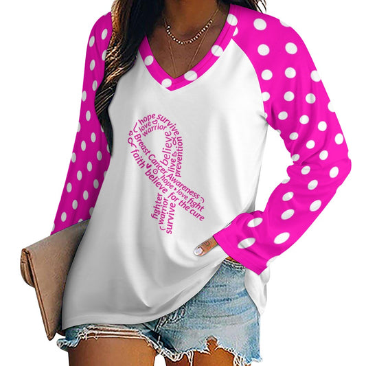 Women's Long sleeve loose tee #370