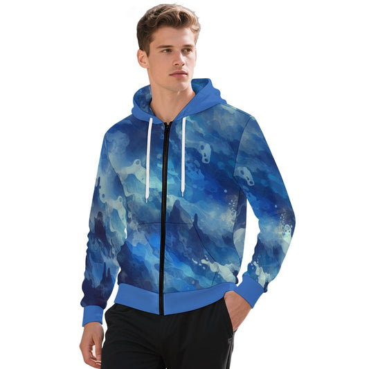 Men's Hoodie with Zipper and Pockets #1543