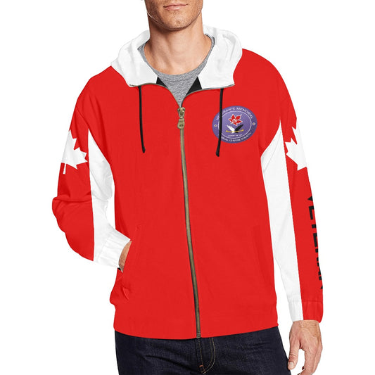 Unisex Full Lure For Vets Zip Hoodie-Babz Custom Apparel