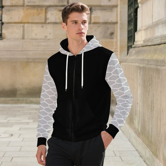 Men's  Hoodie with Zipper and Pockets #3345