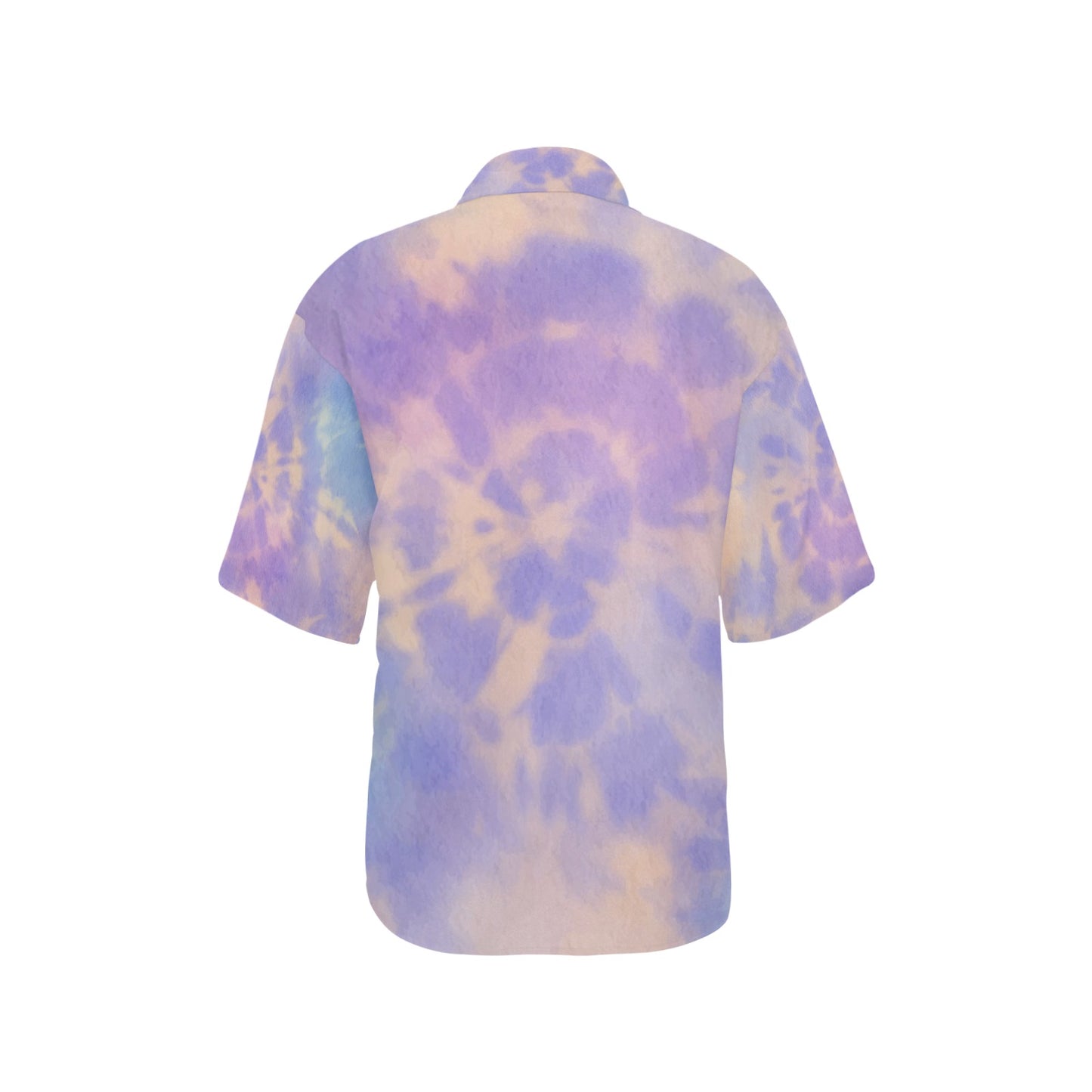 Tie Dye Babz Hawaiian Shirt for Women #383